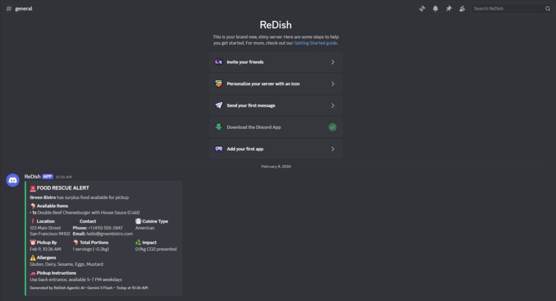 ReDish (An AI-Powered Autonomous Food Rescue Platform) – screenshot 3