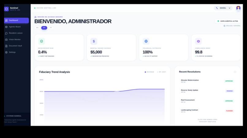 HOA Sentinel: The Autonomous Fiduciary Safety Net – screenshot 1