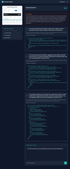 UX Roast & Refine (The Multimodal Design-to-Code Auditor) – screenshot 2