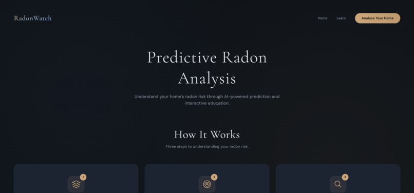 RadonWatch – screenshot 1
