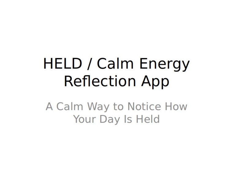 HELD – screenshot 2