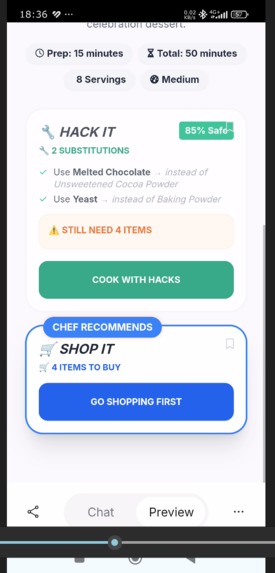 Rescue Chef AI — Zero Waste. Maximum Flavor. – screenshot 5