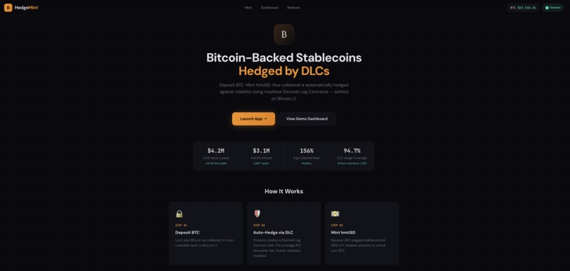 HedgeMint – screenshot 1