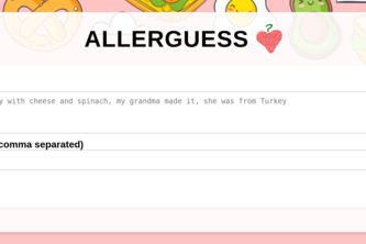 AllerGuess