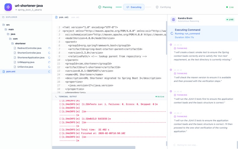 Kandra: The Agentic Mind for Legacy Codebase Migration – screenshot 3
