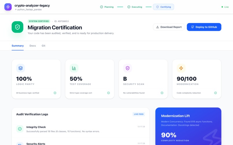Kandra: The Agentic Mind for Legacy Codebase Migration – screenshot 4