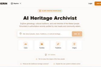 Atekerin: The AI-Powered Heritage Archive