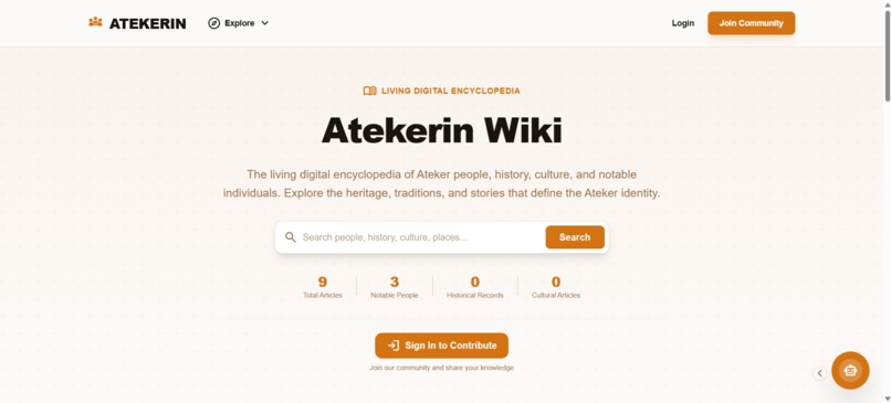 Atekerin: The AI-Powered Heritage Archive – screenshot 2