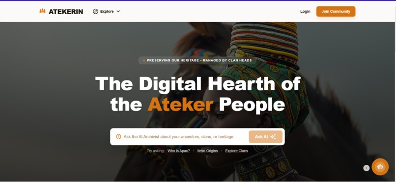 Atekerin: The AI-Powered Heritage Archive – screenshot 3