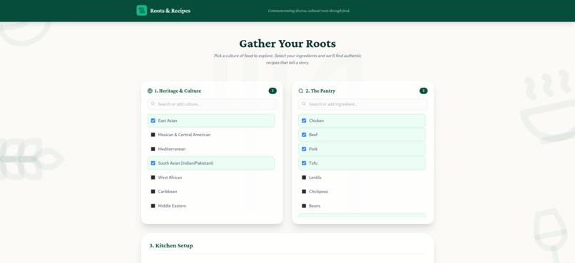 Roots and Recipes – screenshot 1