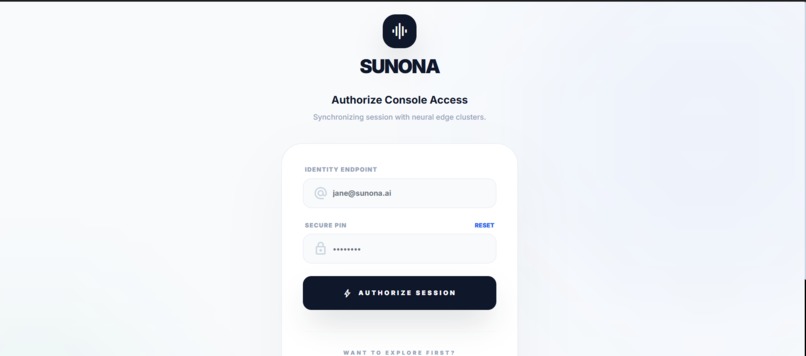 sunona voice agent. – screenshot 9