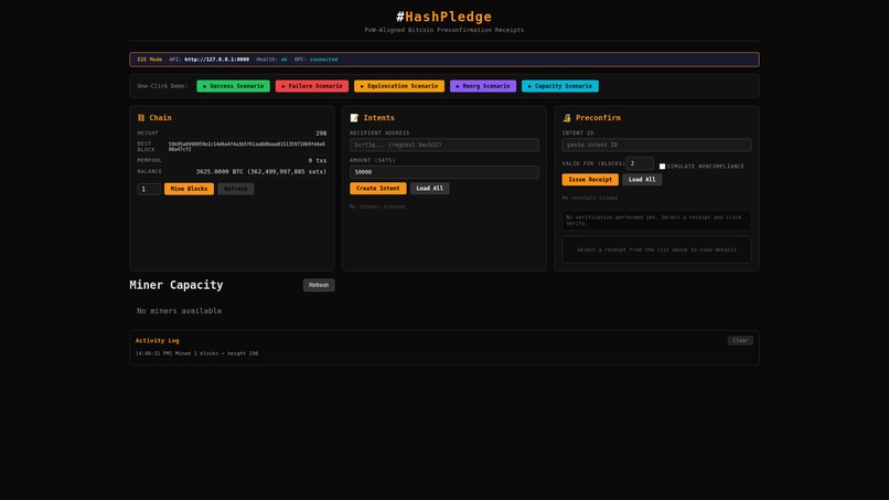 HashPledge – screenshot 1