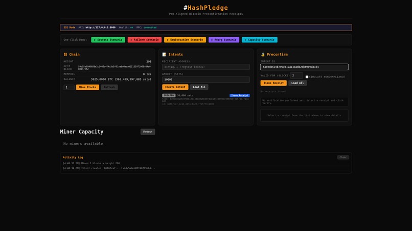 HashPledge – screenshot 5