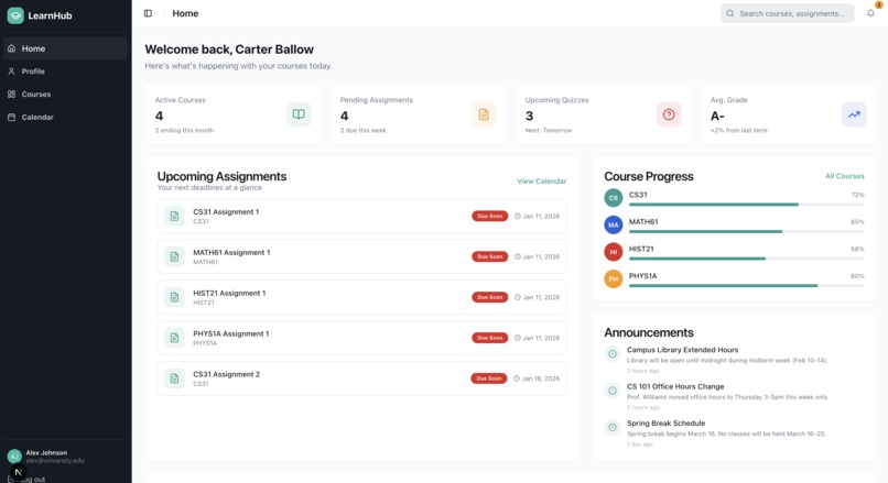 LearningHub – screenshot 3