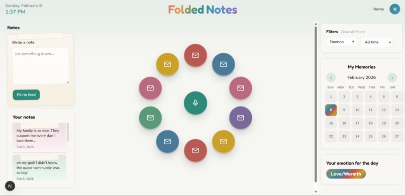 Folded Notes – screenshot 3