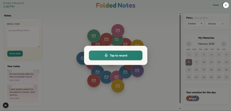 Folded Notes – screenshot 4