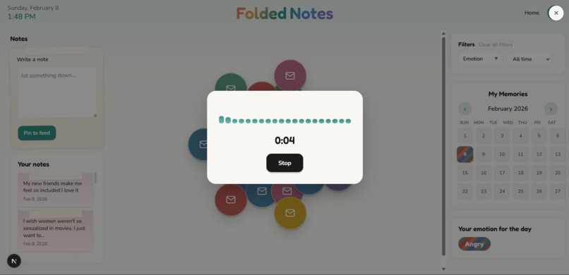 Folded Notes – screenshot 5