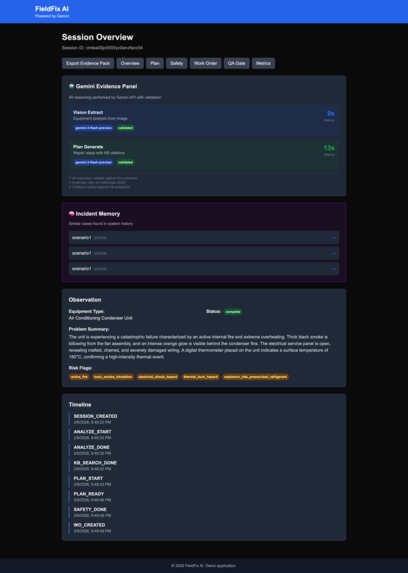 FieldFix AI — Audited Multimodal Repair Intelligence – screenshot 8