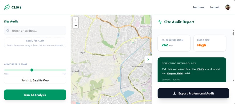 CLIVE – screenshot 1