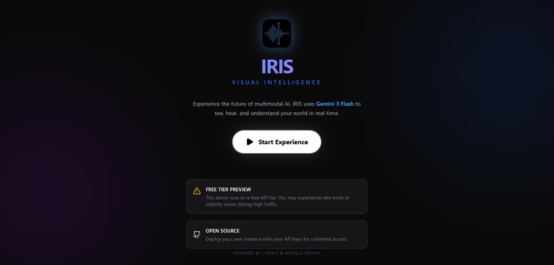 IRIS - Visual Intelligence Voice Assistant – screenshot 1