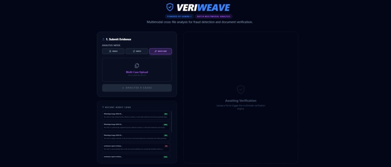 VeriWeave - AI-Powered Forensic Analysis – screenshot 2