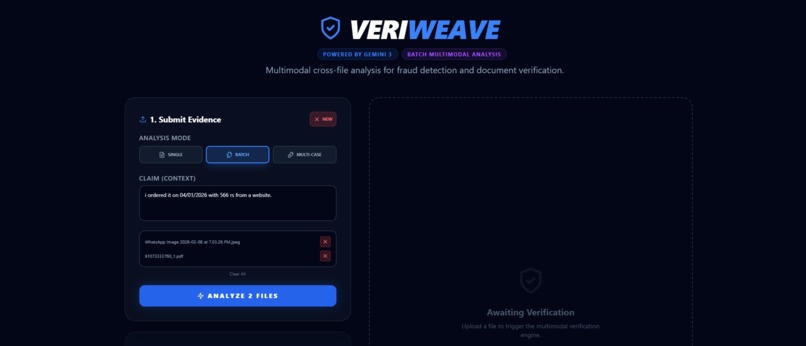 VeriWeave - AI-Powered Forensic Analysis – screenshot 3