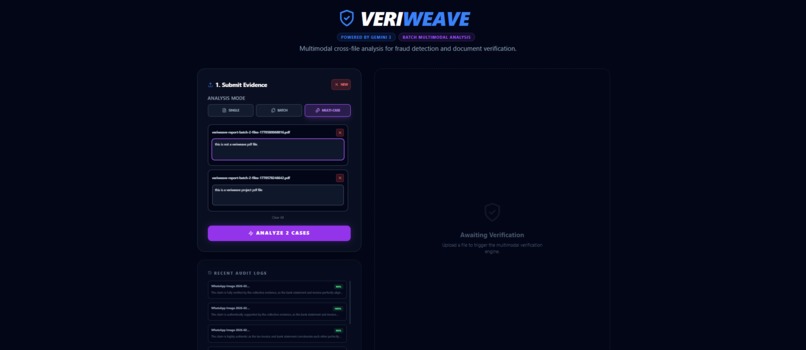VeriWeave - AI-Powered Forensic Analysis – screenshot 4