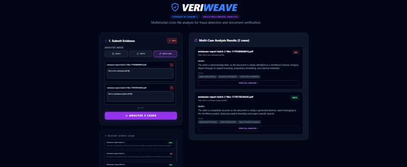 VeriWeave - AI-Powered Forensic Analysis – screenshot 7