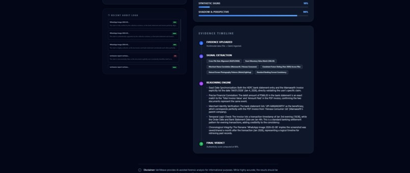 VeriWeave - AI-Powered Forensic Analysis – screenshot 9