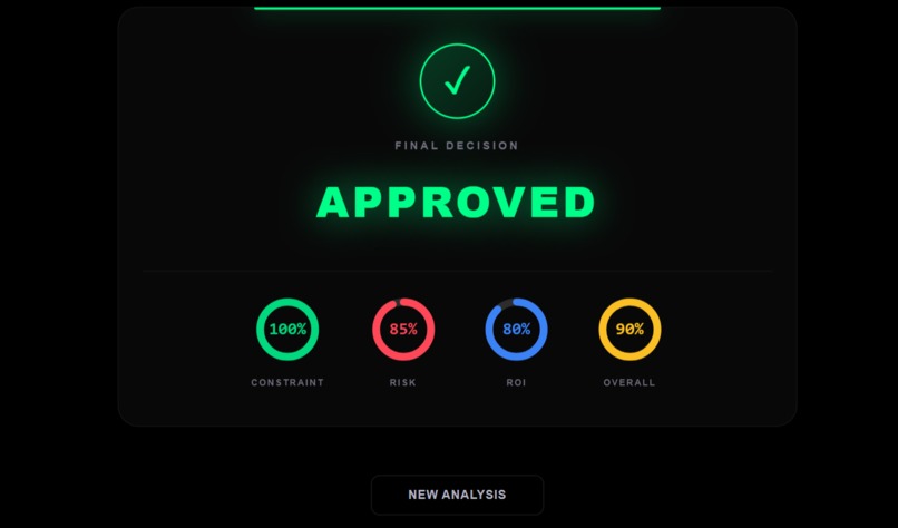 Verdict: AI-Powered Deterministic Decision Engine – screenshot 3