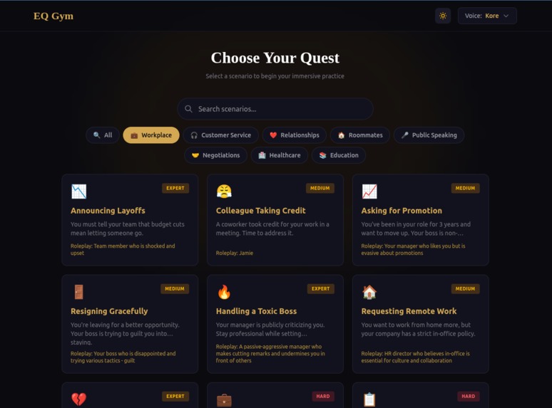 EQ GYM – screenshot 2