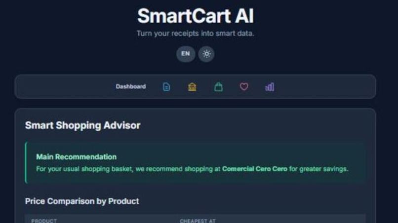SmartCart AI Plus: From Your Receipts to Smart Decisions – screenshot 2