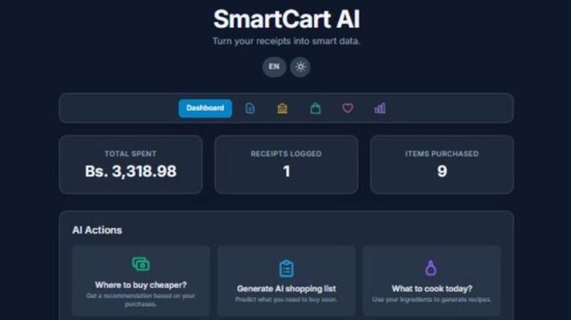 SmartCart AI Plus: From Your Receipts to Smart Decisions – screenshot 4