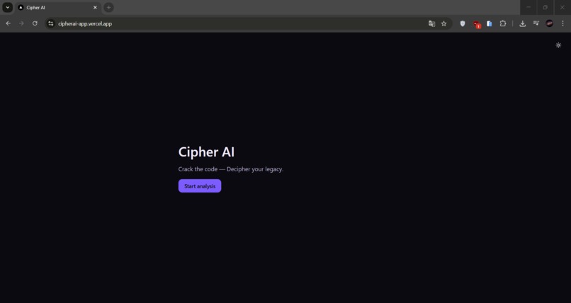 Cipher-AI – screenshot 1