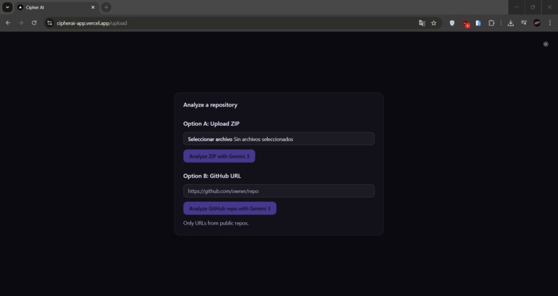 Cipher-AI – screenshot 2