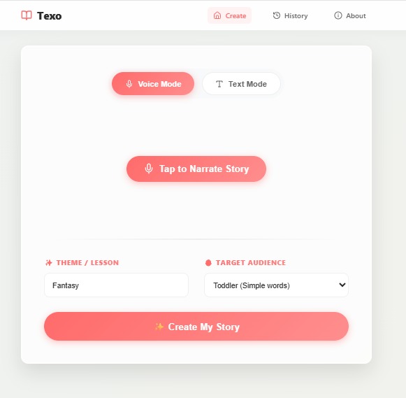 Texo – screenshot 1