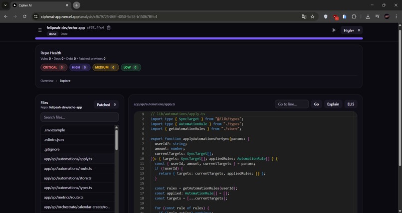 Cipher-AI – screenshot 5