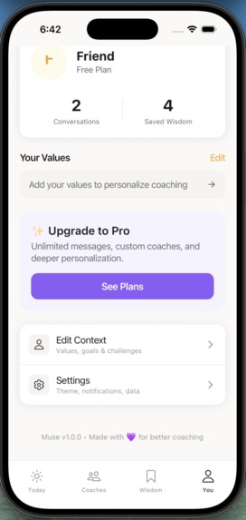 Muse Coach by Kalyan – screenshot 4