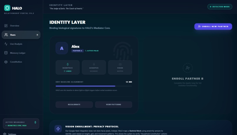 Halo: The Integrated AI Mediator & Relationship Coach – screenshot 1