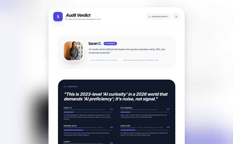 Landing Page Judge – screenshot 7