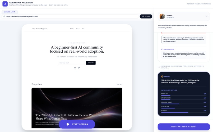 Landing Page Judge – screenshot 6