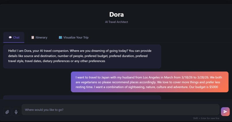 Dora - Your travel architect – screenshot 4