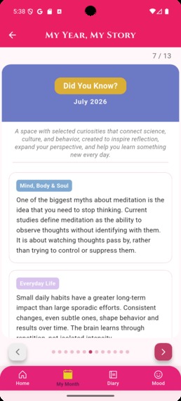 My Year, my Story – screenshot 8