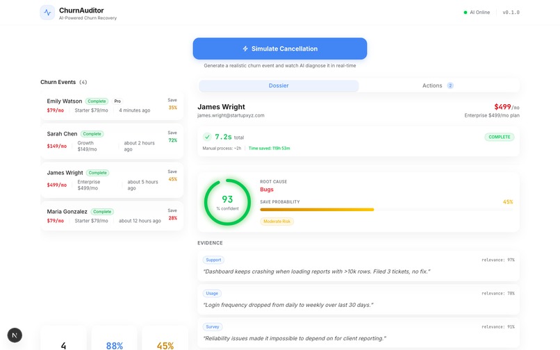 Churn Auditor – screenshot 4