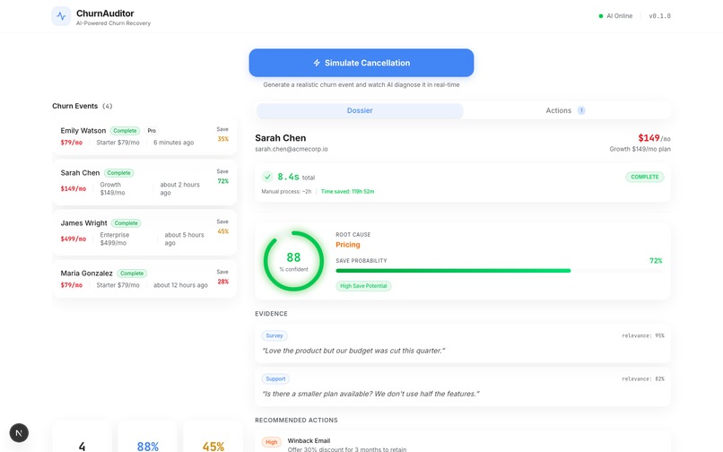 Churn Auditor – screenshot 5
