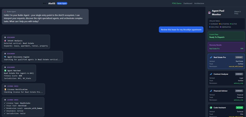 AIoOS: AI Onchain Operating System - The Home of AI – screenshot 2