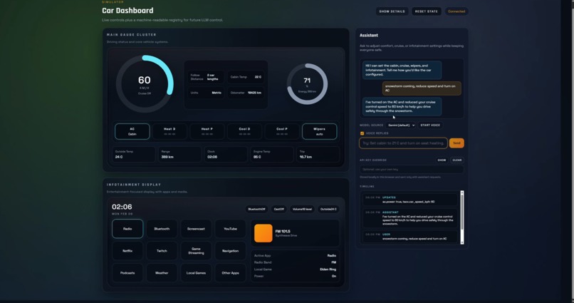 Car infotainment – screenshot 1