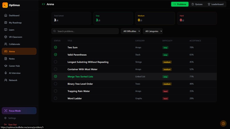 Optimus – screenshot 5