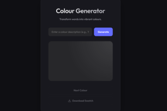 MyFavouriteColour - Color Generator