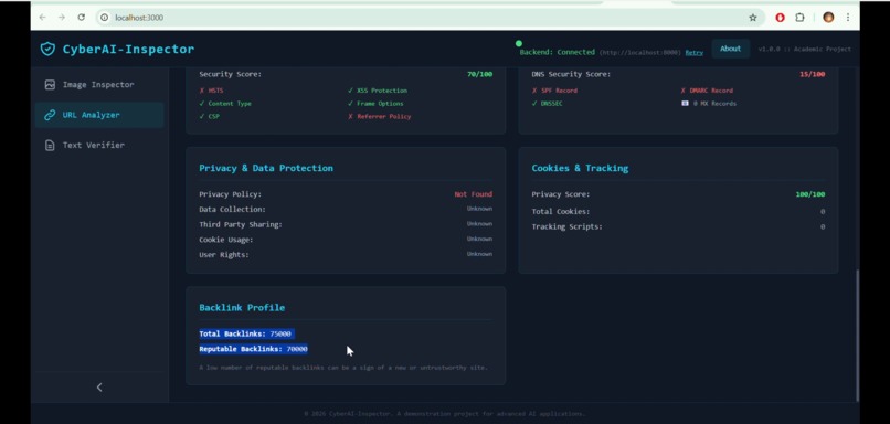Cyber AI Inspector – screenshot 2